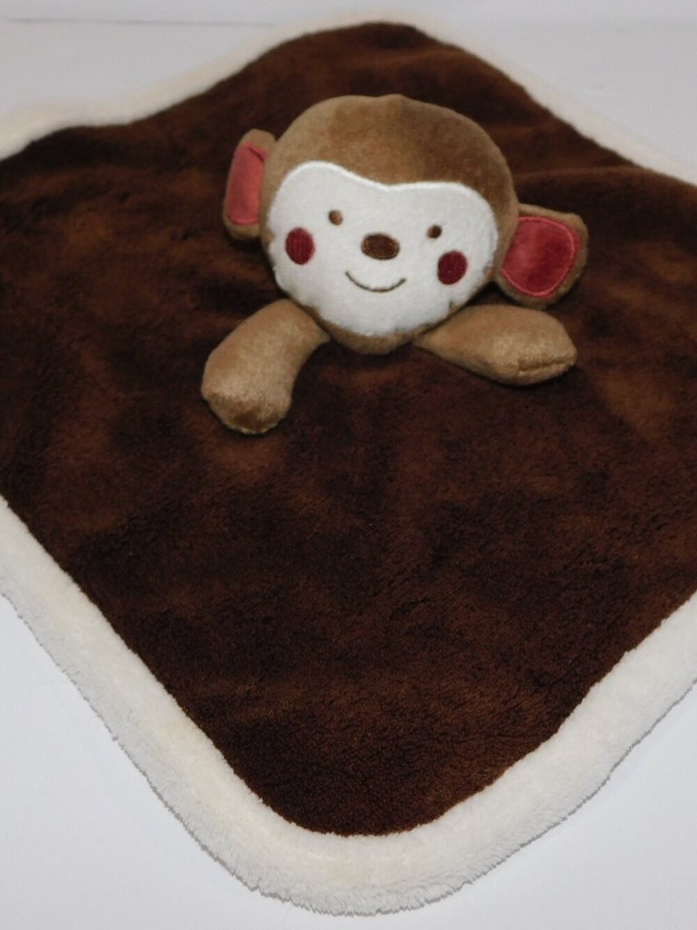 Koala Baby Brown Monkey Security blanket Plush Lovey Toys R Us Nunu Soother 2013